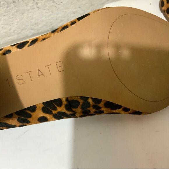 New with box 1.STATE HALEE 2 PUMP COW HAIR FUR~ 12 M - Picture 7 of 12